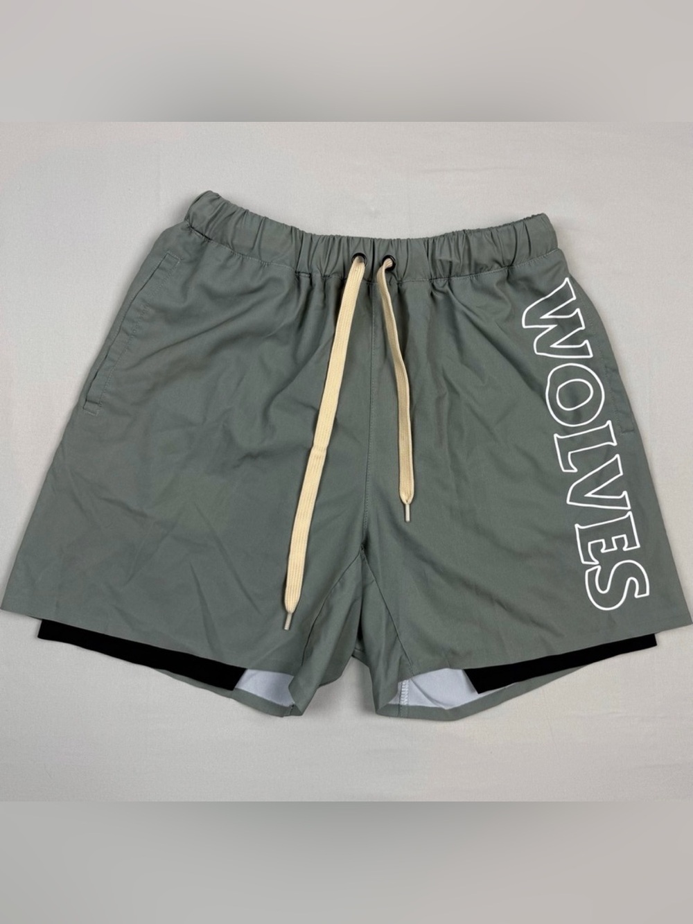 Darc Sport Mens Gym Shorts Lined Wolves Limited Edition